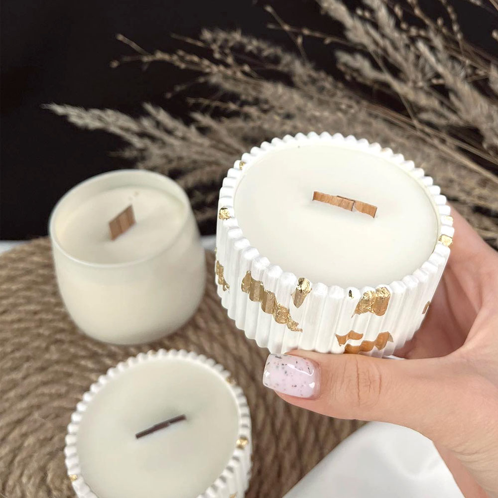 Candle Making Supplies Jars - 콘크리트 양초 항아리 실리콘 몰드 DIY