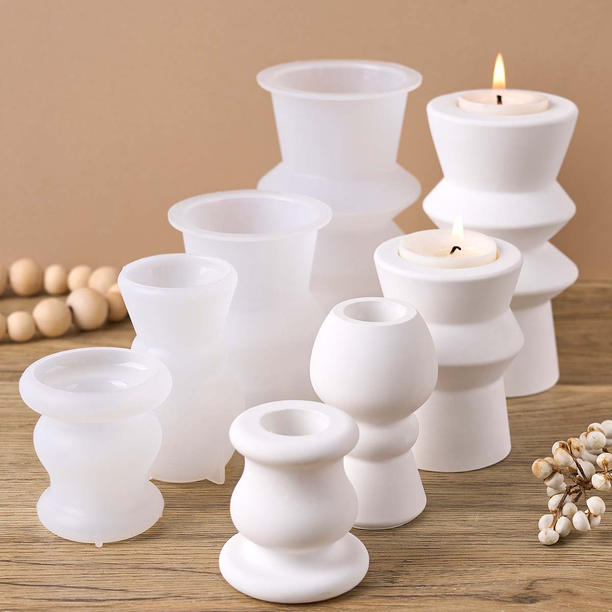 노르딕 캔들 홀더 실리콘 몰드 DIY 기하학적 로마 기 - Candle Quotes 리뷰 및 가격