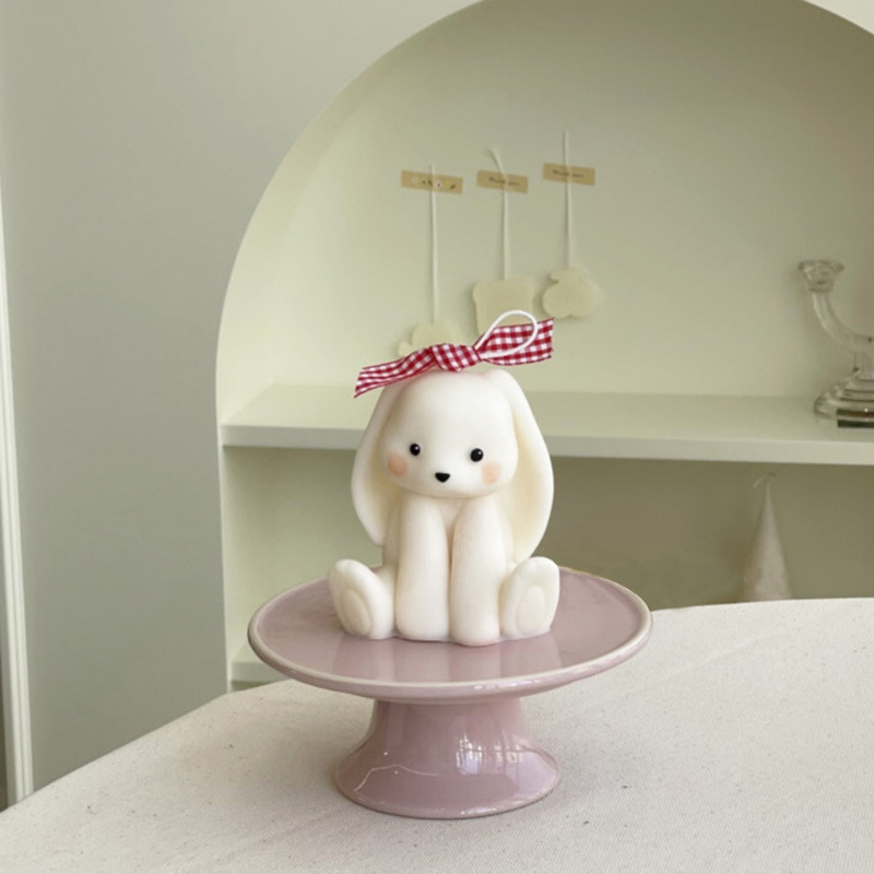 앉아 토끼 실리콘 양초 금형 3D 귀여운 토끼 동물 석 - Candle Supplies Tins 리뷰 및 가격