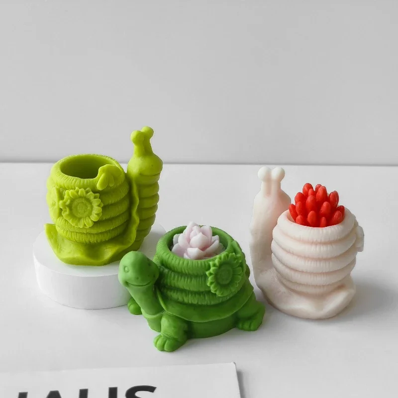 거북이 달팽이 캔들스틱 실리콘 몰드 DIY 다육식물 화 - Candle Quotes 리뷰 및 가격