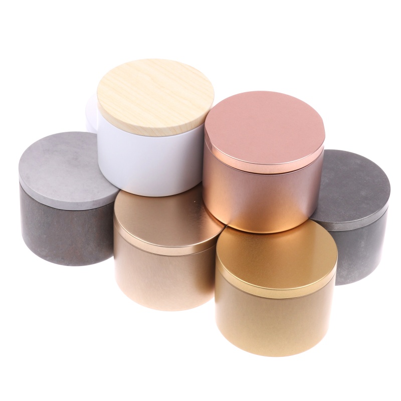 핫세일 8온스 양초 틴캔 양초 용기 양초병 뚜껑 포함  - Candle Making Supplies Jars 리뷰 및 가격