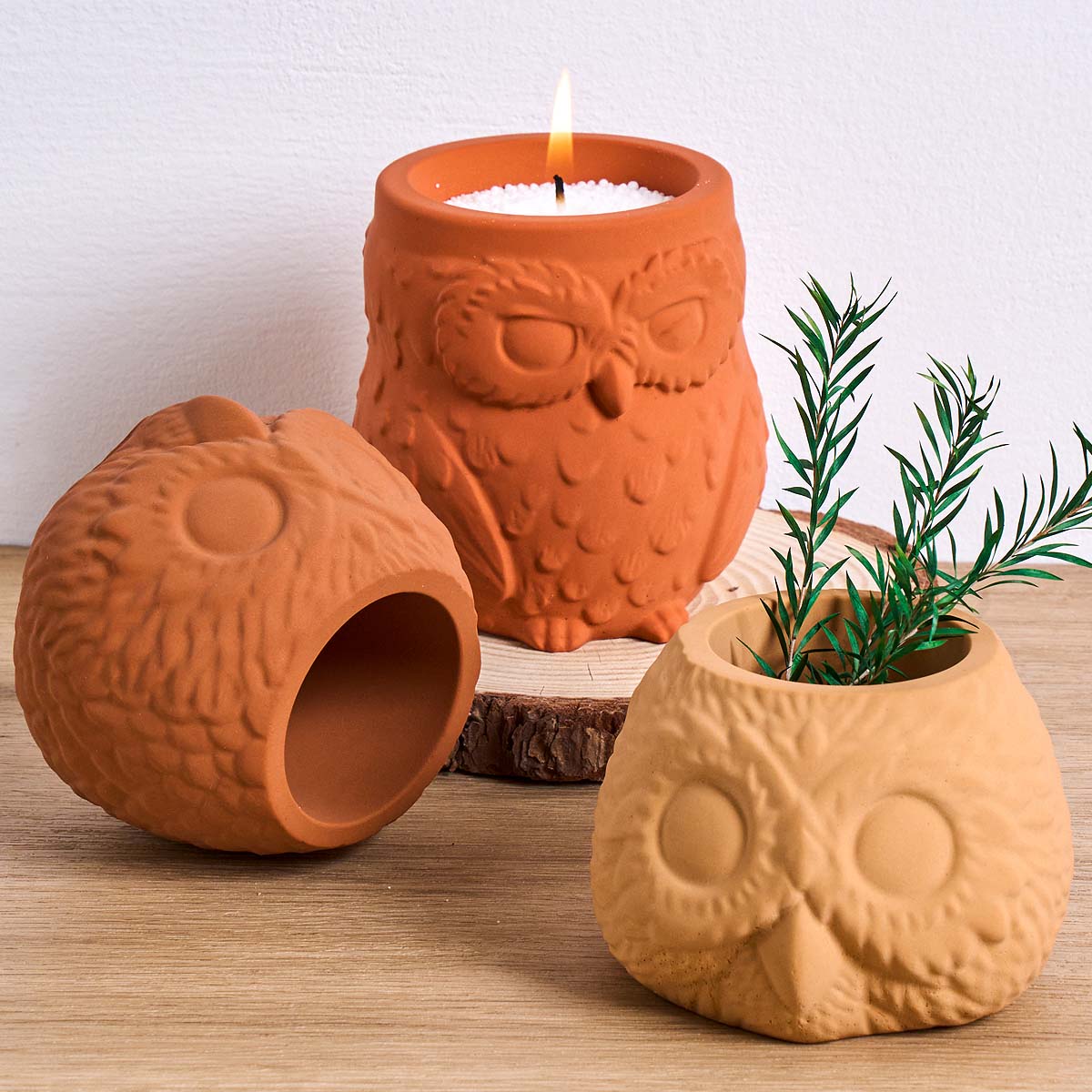 3D 올빼미 모양 양초 항아리 실리콘 몰드 DIY 석고 - Candle Making Supplies Jars 리뷰 및 가격