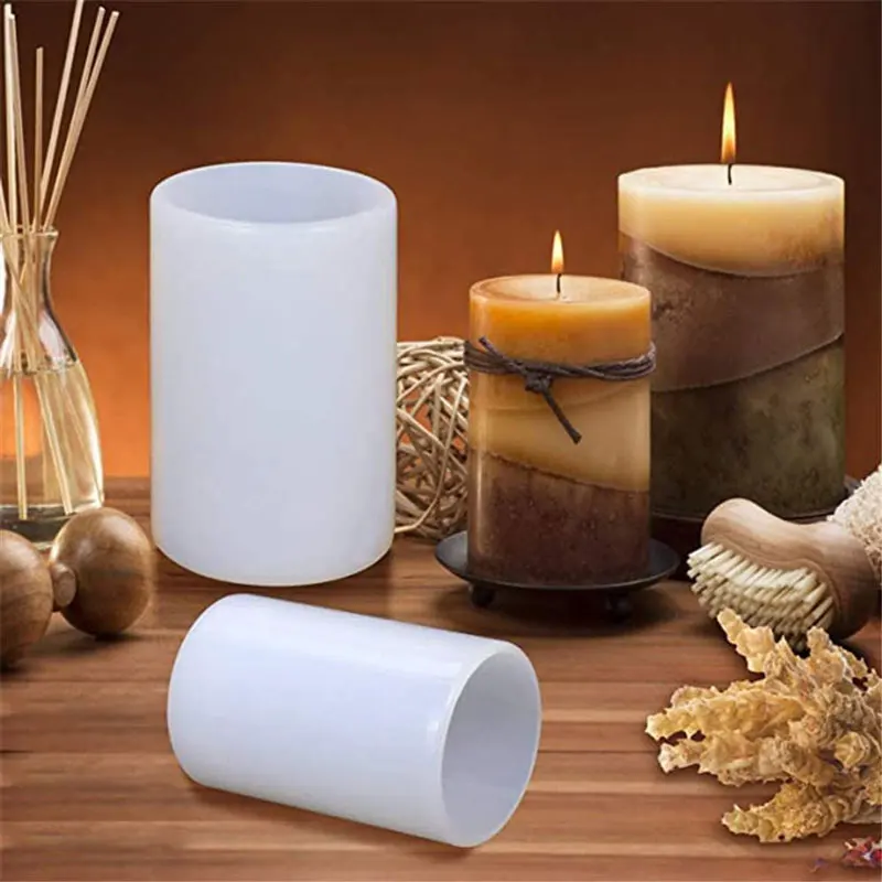 실린더 실리콘 양초 금형 수지 금형 에폭시 수지 주조  - Candle Supplies Tins 리뷰 및 가격