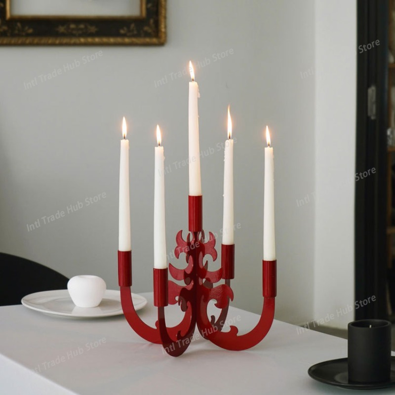 빈티지 캔들 홀더 거실 고급 금속 캔들 홀더 식탁 파티 - Candle Supplies Luxury 리뷰 및 가격